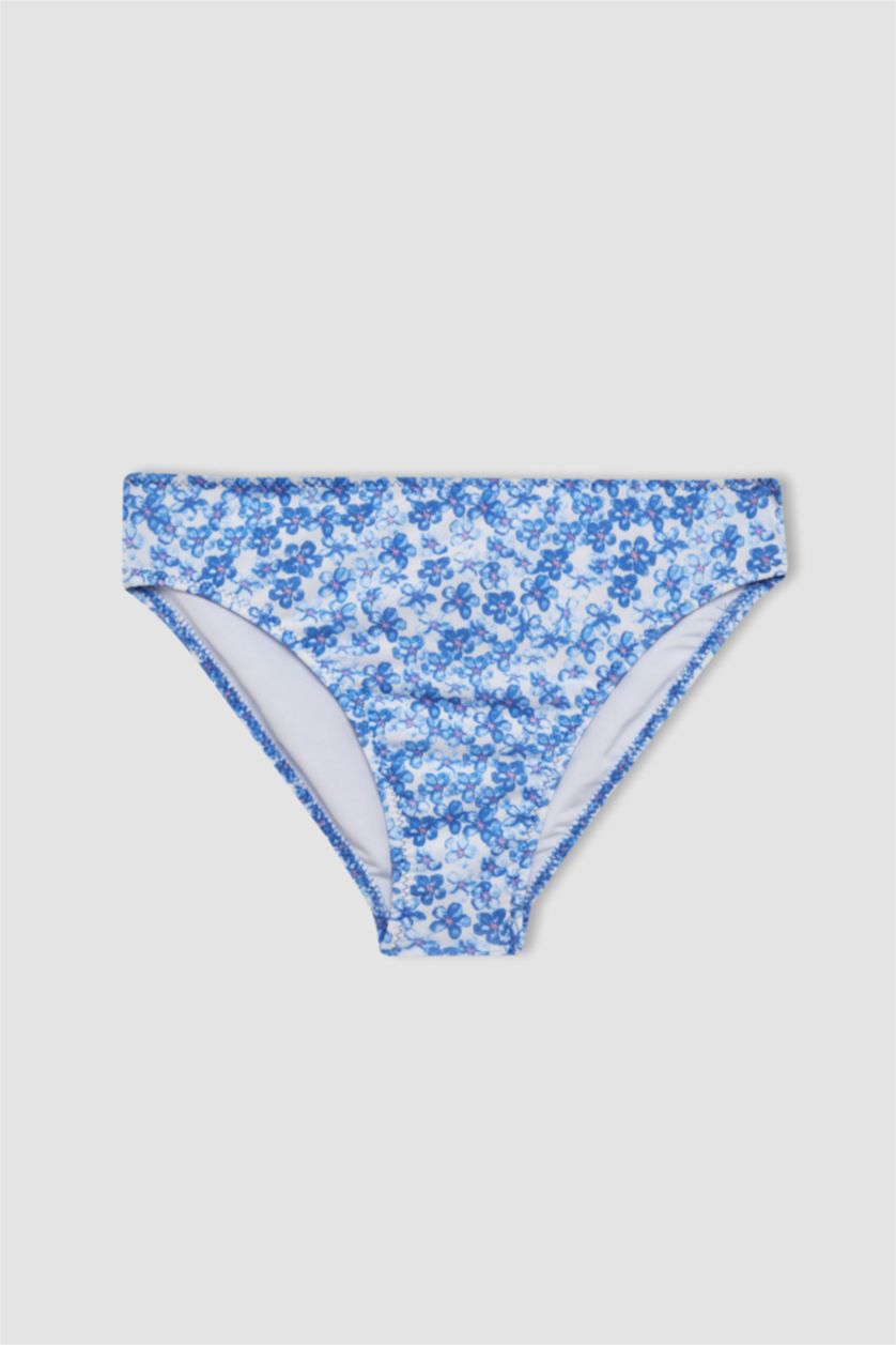 FILLES Bleu Ensemble de Bikini Fleurie pour Fille