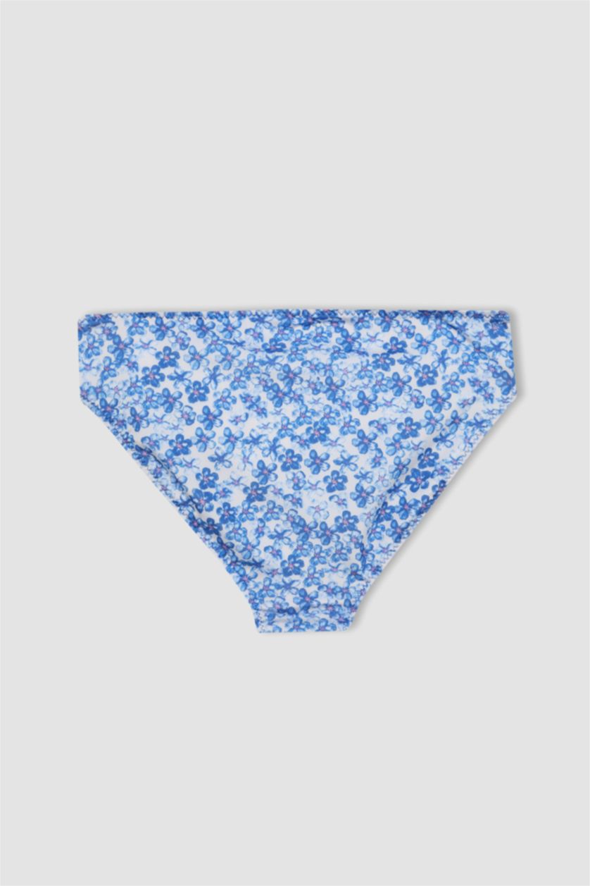 FILLES Bleu Ensemble de Bikini Fleurie pour Fille