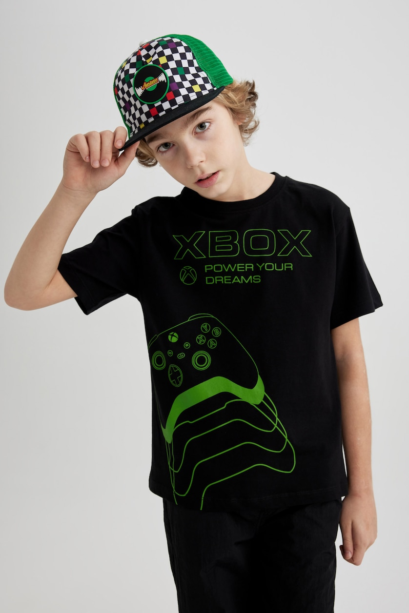 Black BOYS & TEENS Boy Xbox Crew Neck Short Sleeve T-Shirt 3076203