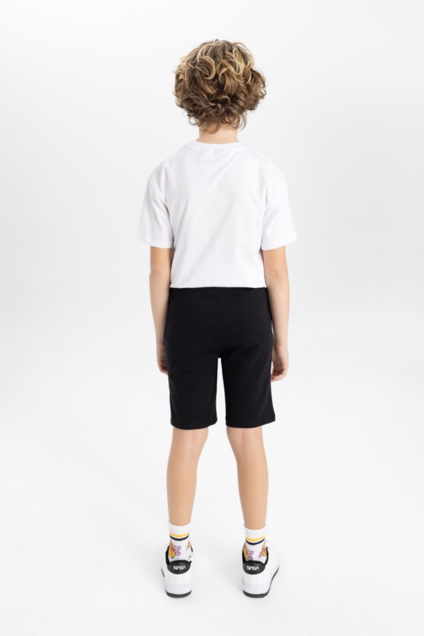 Erkek Çocuk - Genç Erkek Siyah Erkek Çocuk NBA Los Angeles Lakers Şort