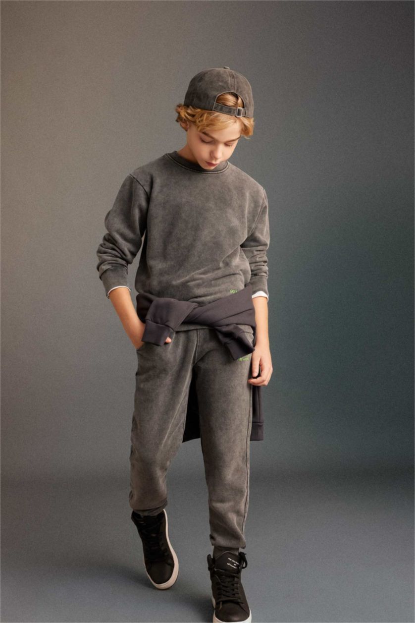 أولاد أنثرا بنطلون بجامة رياضي ولادي قصة عادية