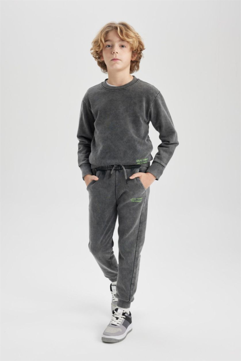 أولاد أنثرا بنطلون بجامة رياضي ولادي قصة عادية