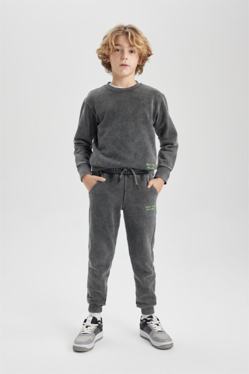 أولاد أنثرا بنطلون بجامة رياضي ولادي قصة عادية