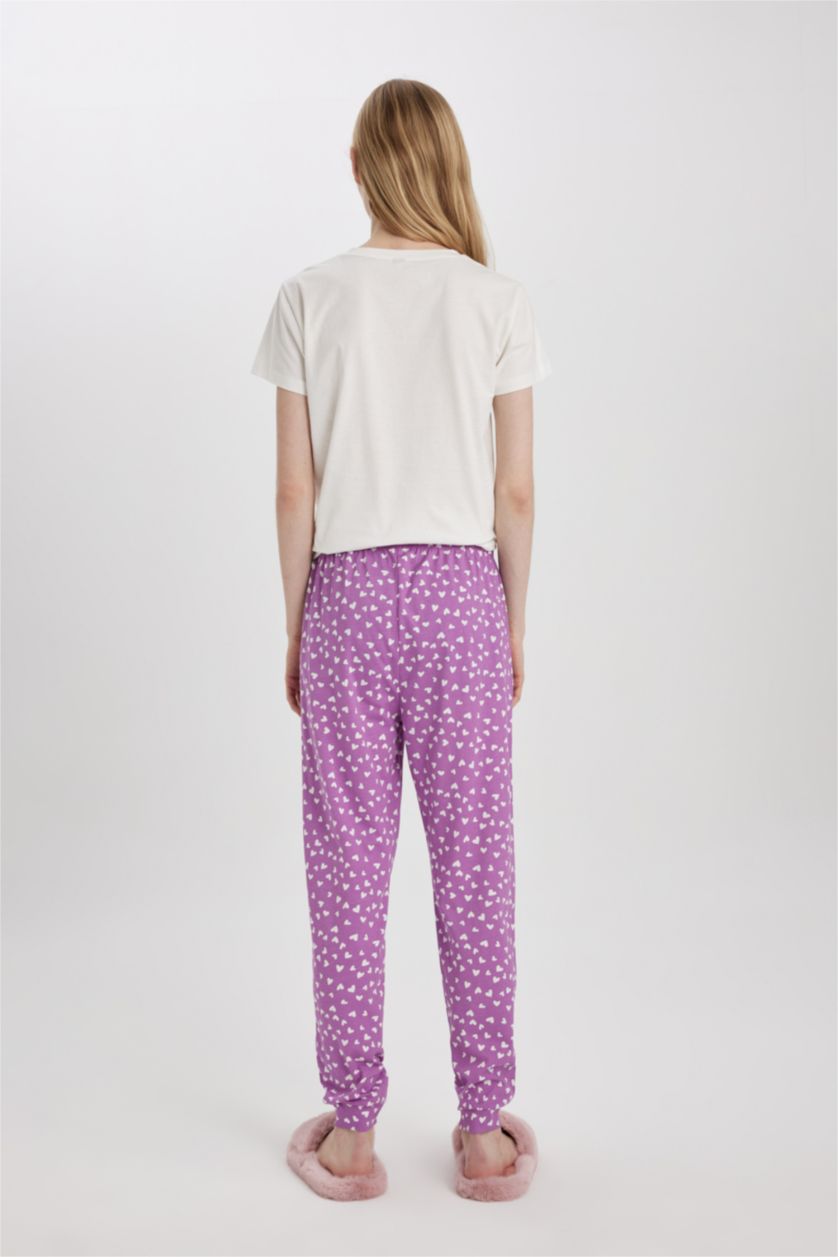FEMME Violet Clair Coupe Régulière