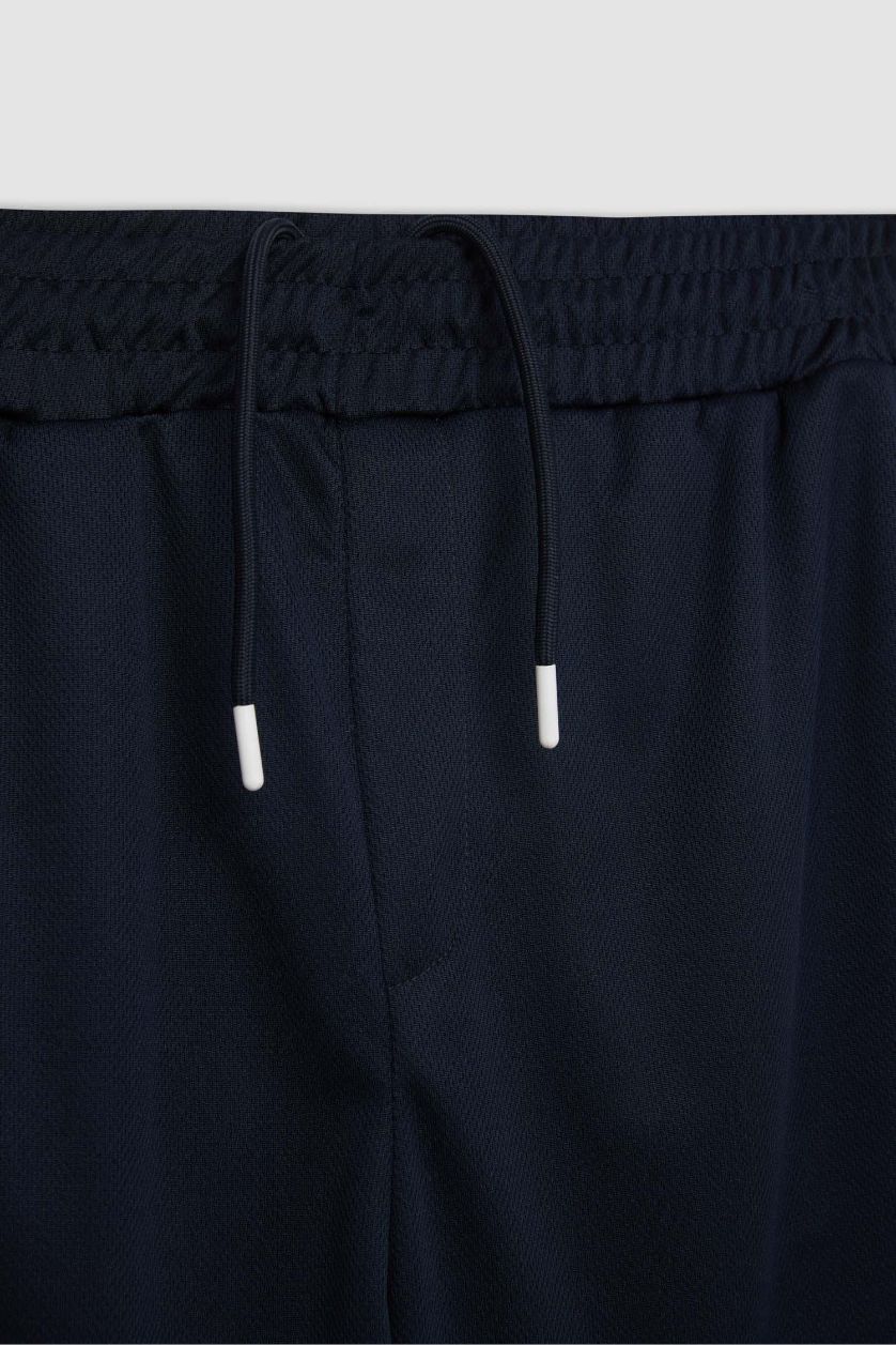 Man NAVY Standard Fit Short Leg Heavy Fabric Shorts