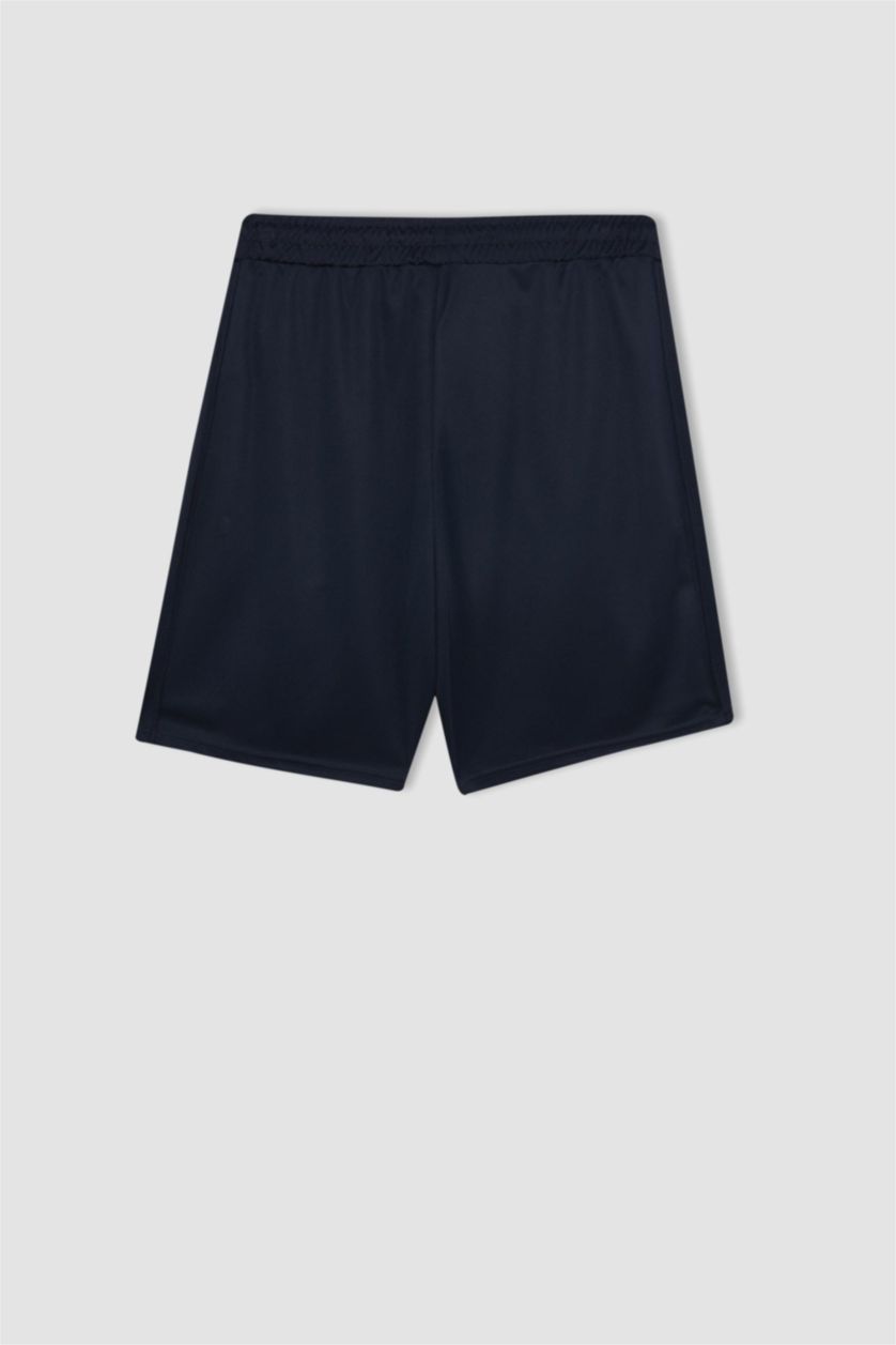 Man NAVY Standard Fit Short Leg Heavy Fabric Shorts