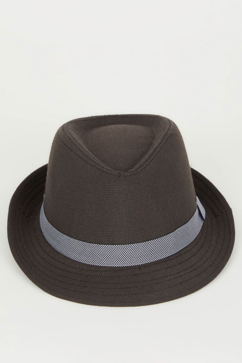 BOYS & TEENS Black Boy Cotton Fedora Hat