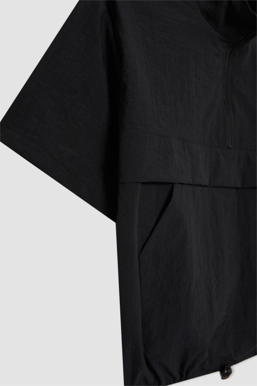 Girls & Teens Black Girl Crop Short Sleeve Blouse