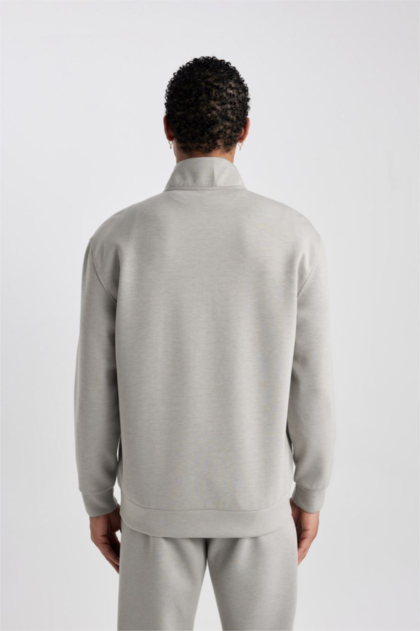 Man Stone DeFactoFit Standard Fit Scuba Diving Fabric Sweatshirt