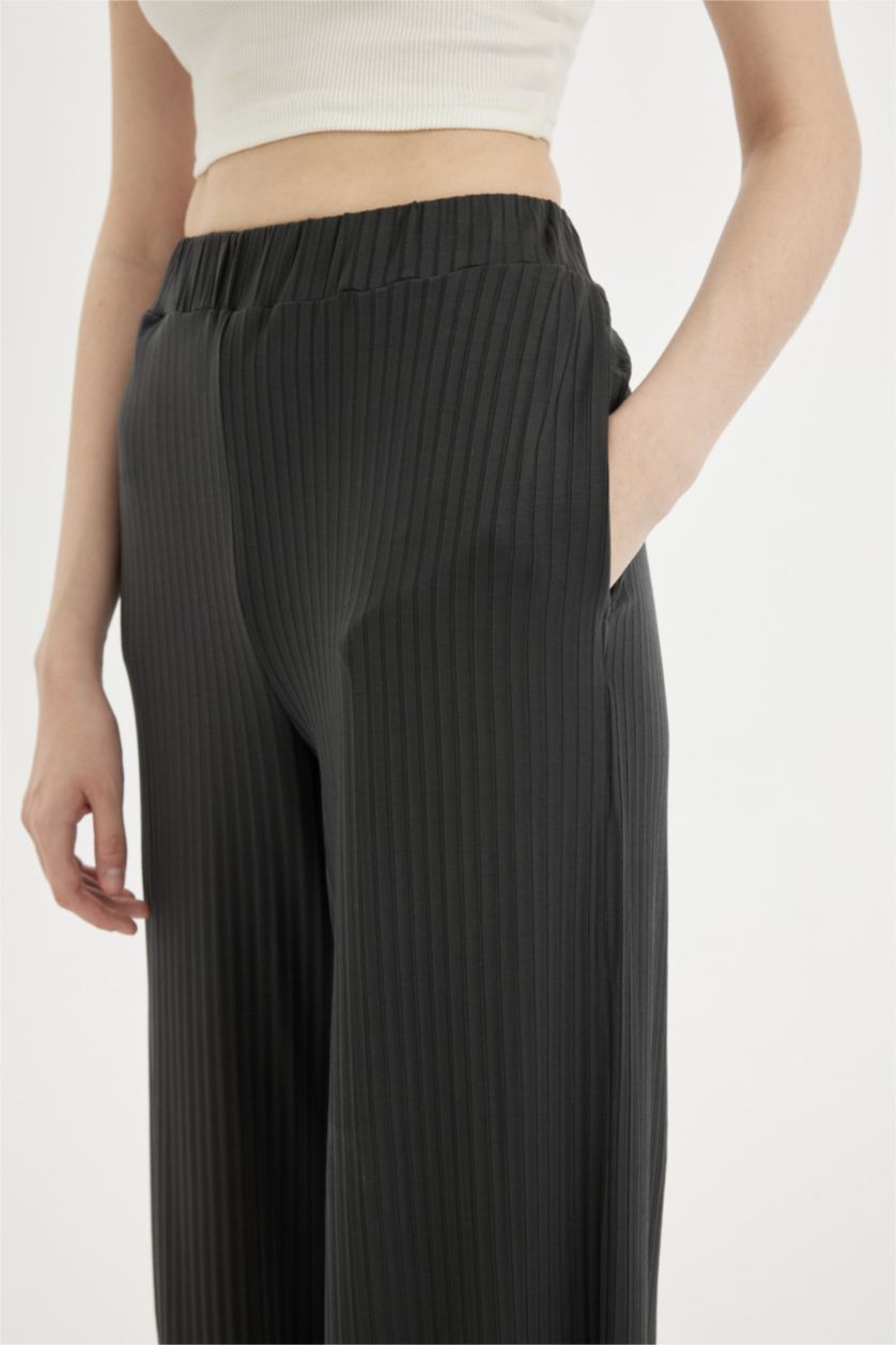 Женщины Антрацит Брюки Wide Leg широкго кроя, DeFactoFit