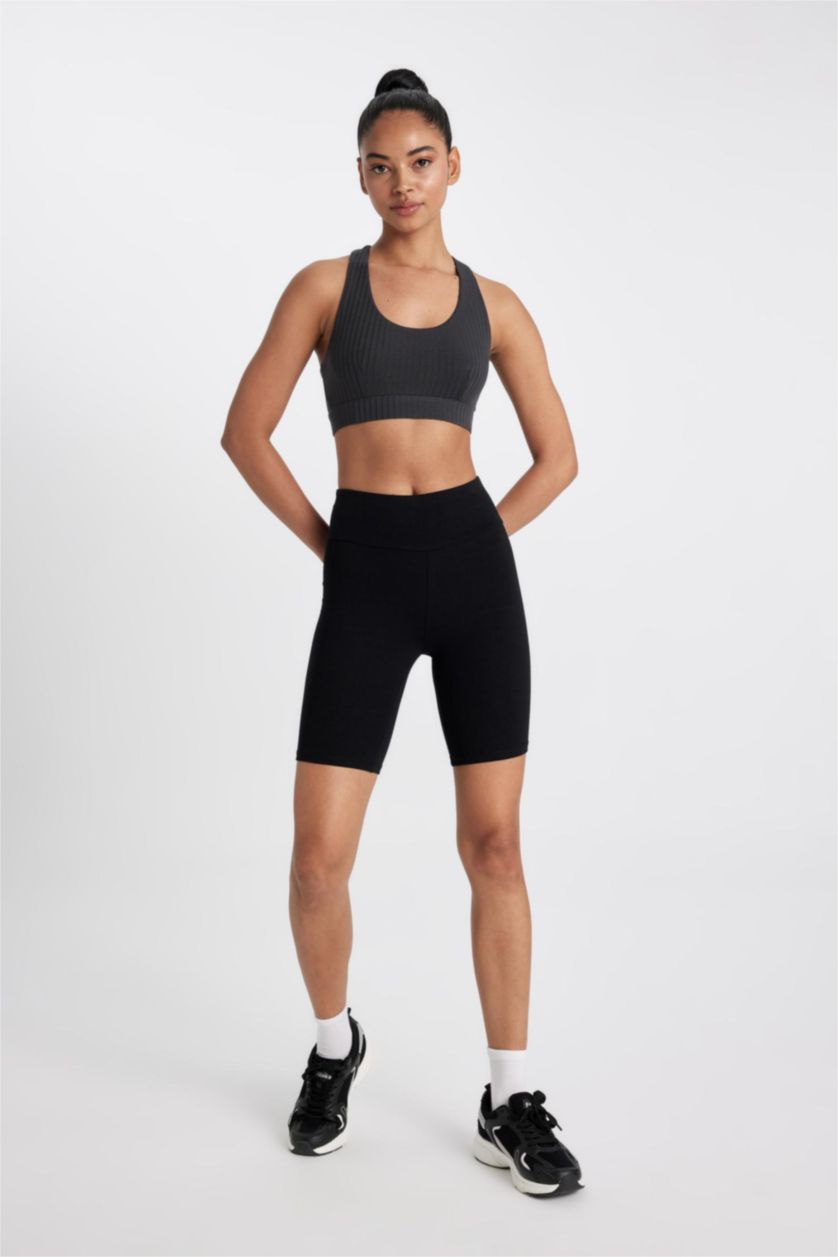 Женщины Антрацит Бюстгальтер с V-образным вырезом, DeFactoFit