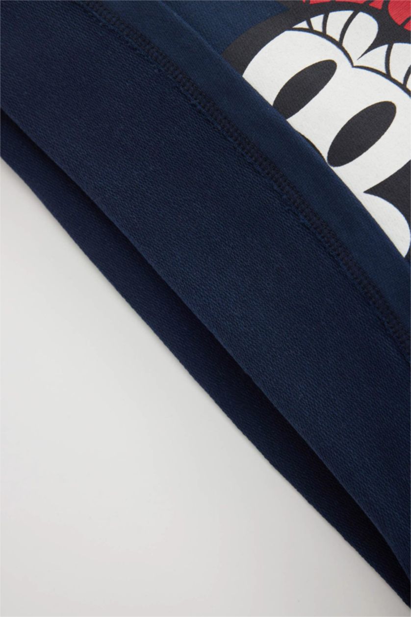 Kız Bebek Lacivert Kız Bebek Disney Mickey & Minnie Uzun Kollu Elbise