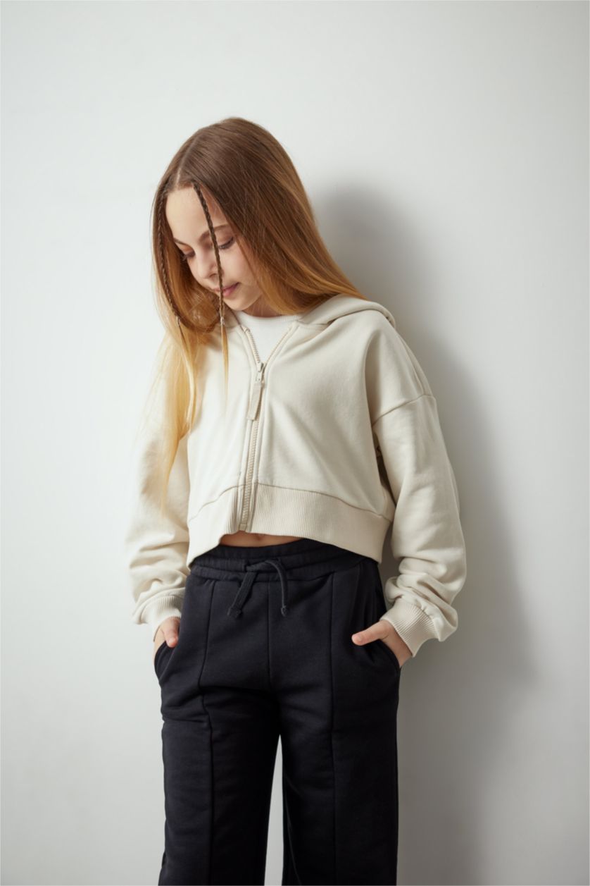 بنات بيج فاتح سيت بناتي جاكيت وبنطلون - قطعتين