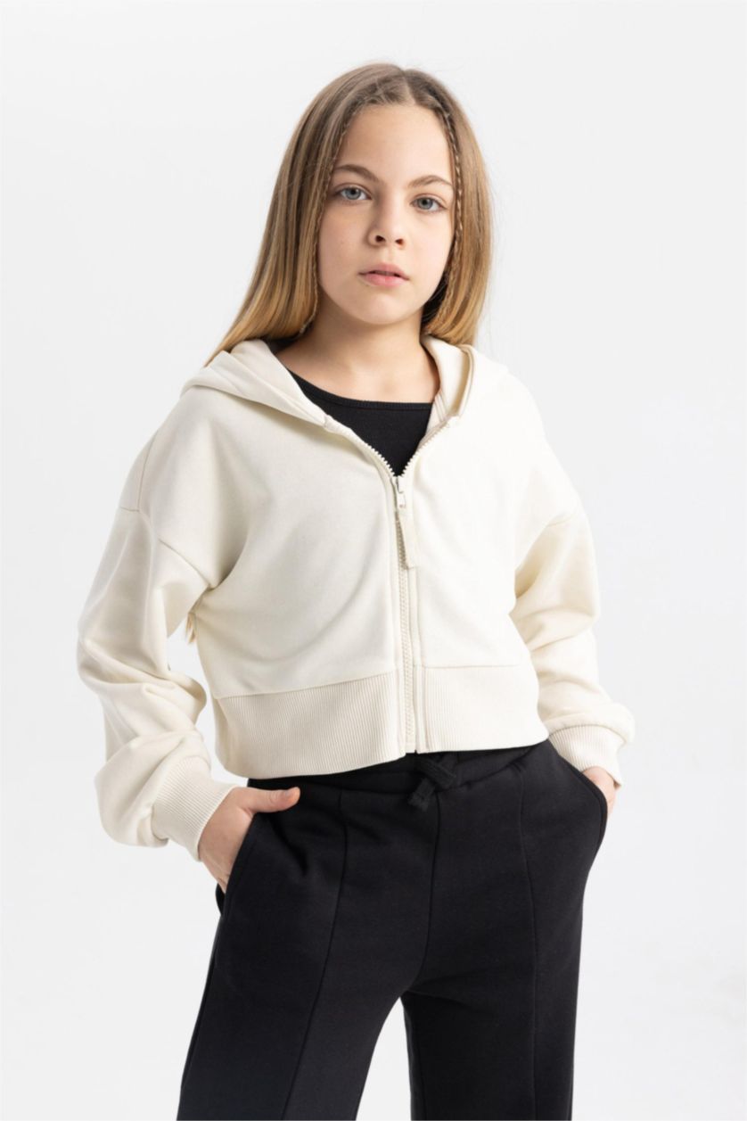 بنات بيج فاتح سيت بناتي جاكيت وبنطلون - قطعتين