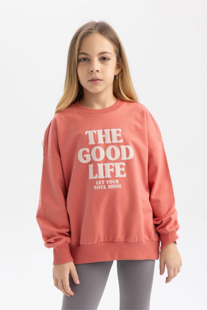 GIRLS & TEENS Rose Girl Printed Sweatshirt Leggings 2 Piece Set