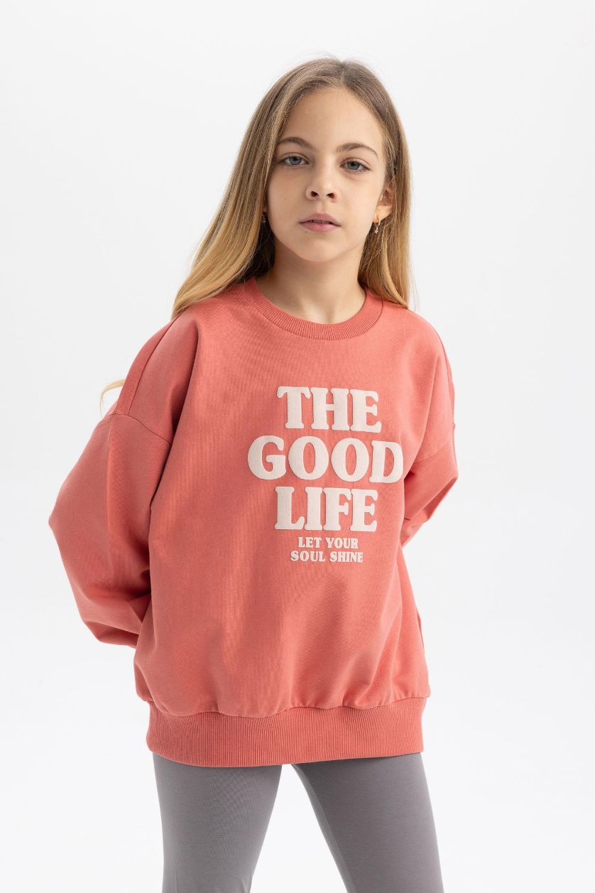 GIRLS & TEENS Rose Girl Printed Sweatshirt Leggings 2 Piece Set