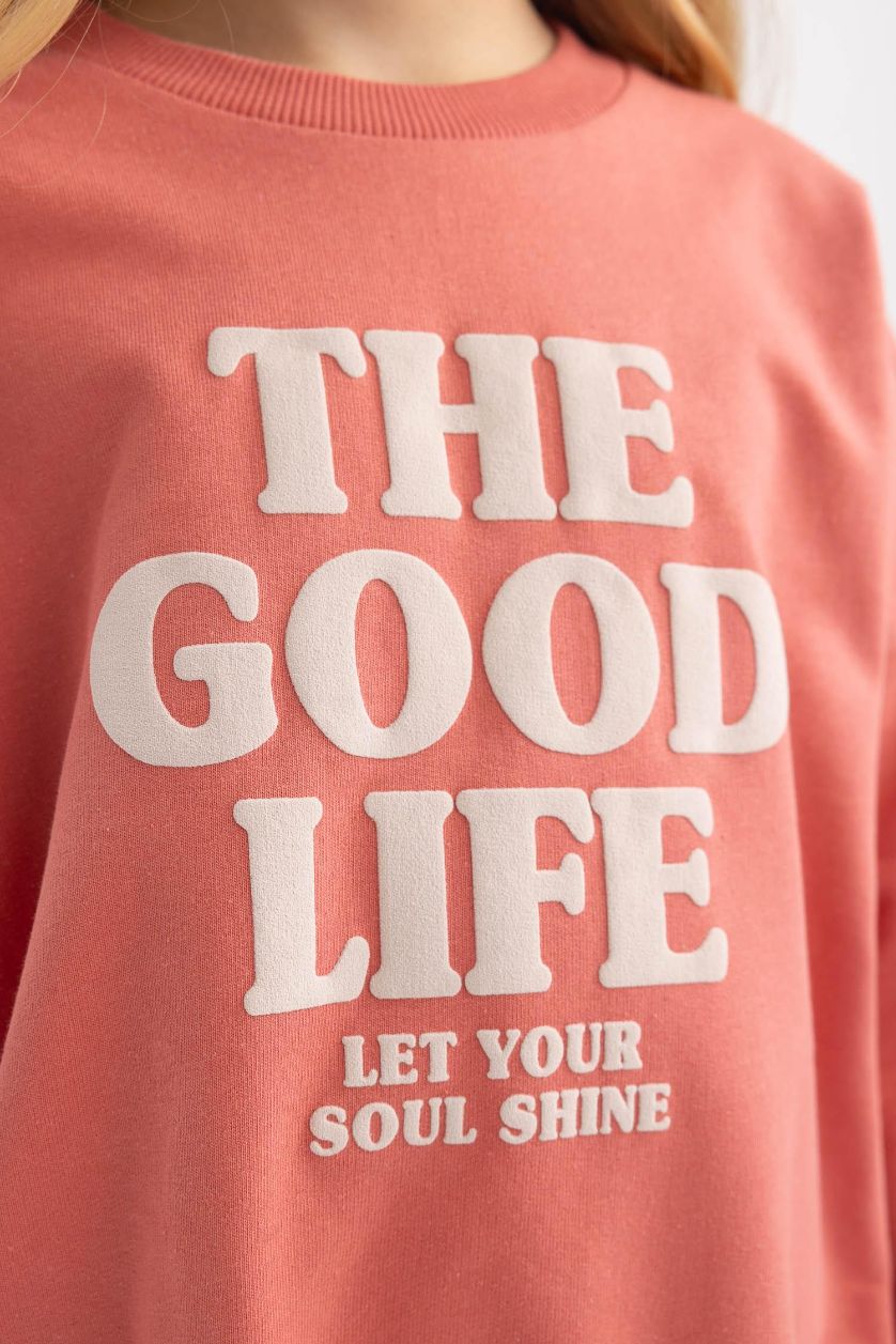 GIRLS & TEENS Rose Girl Printed Sweatshirt Leggings 2 Piece Set