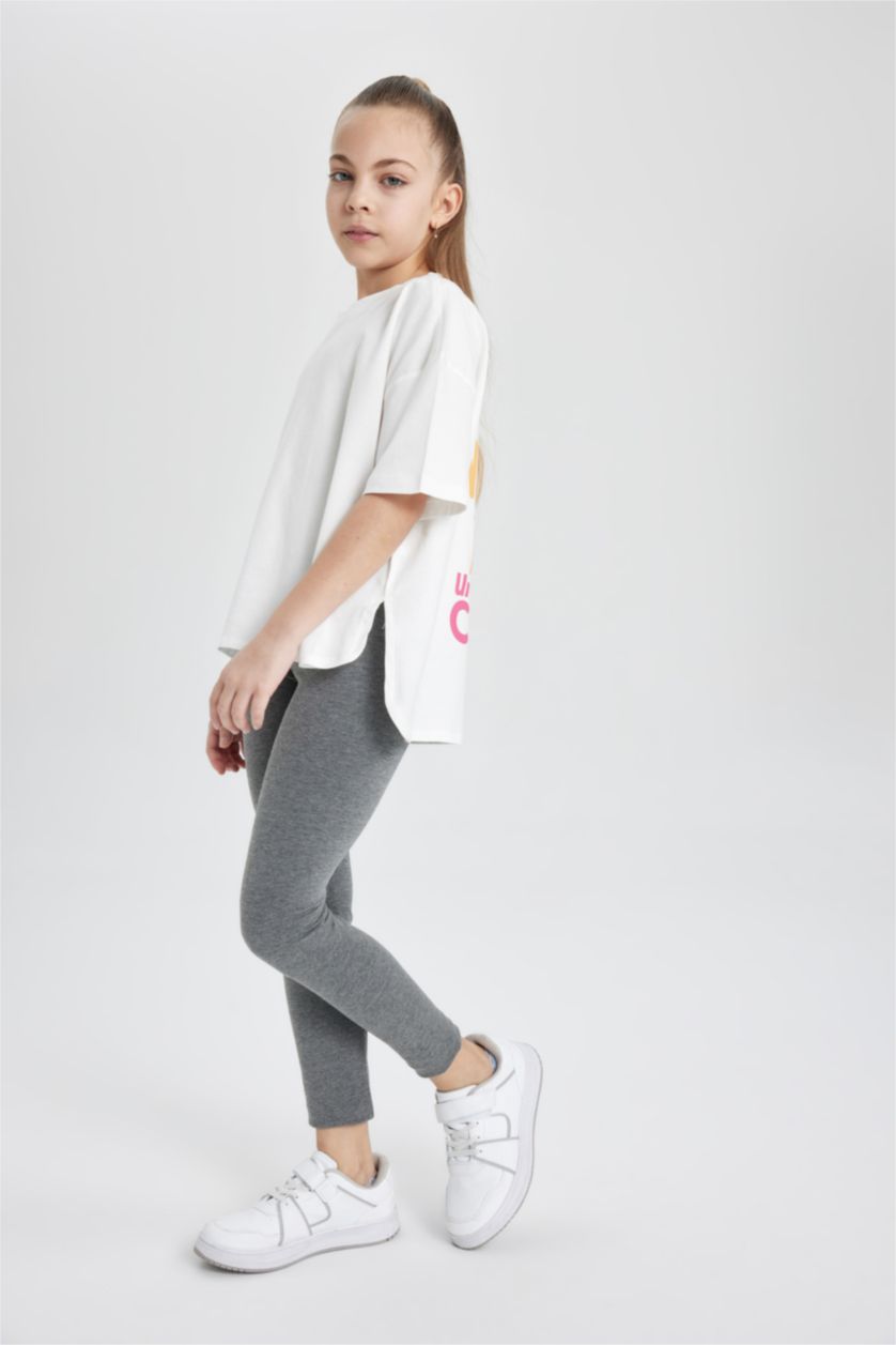 بنات بيج فاتح سيت بناتي تي شيرت وستيرج - قطعتين