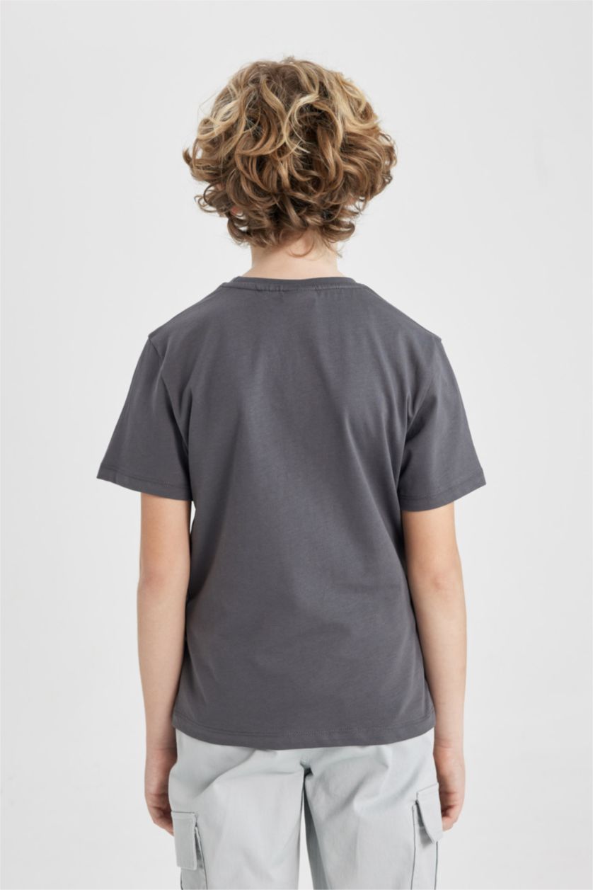 BOYS & TEENS Anthracite Boy SpongeBob Crew Neck Short Sleeve T-Shirt