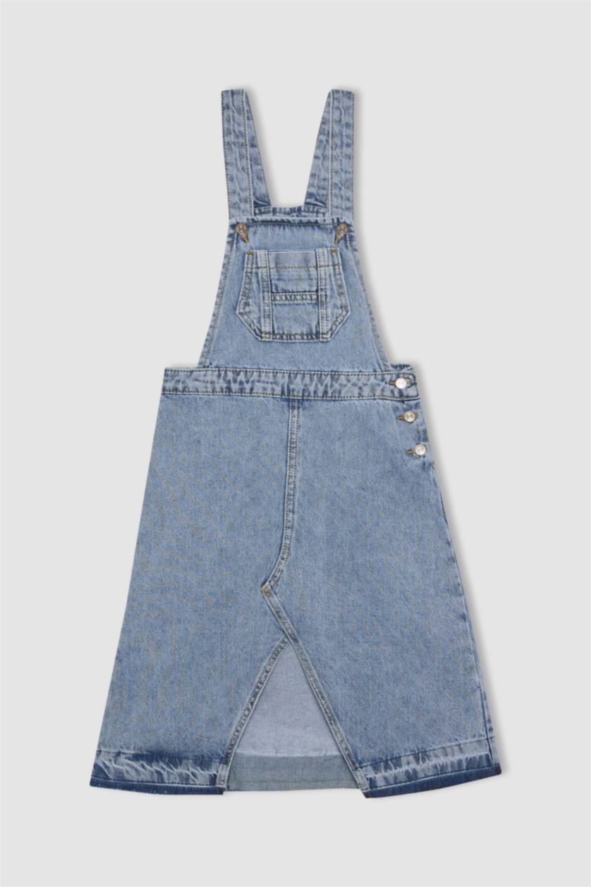 FILLES BLEU Clair Salopette Jean Pour Fille