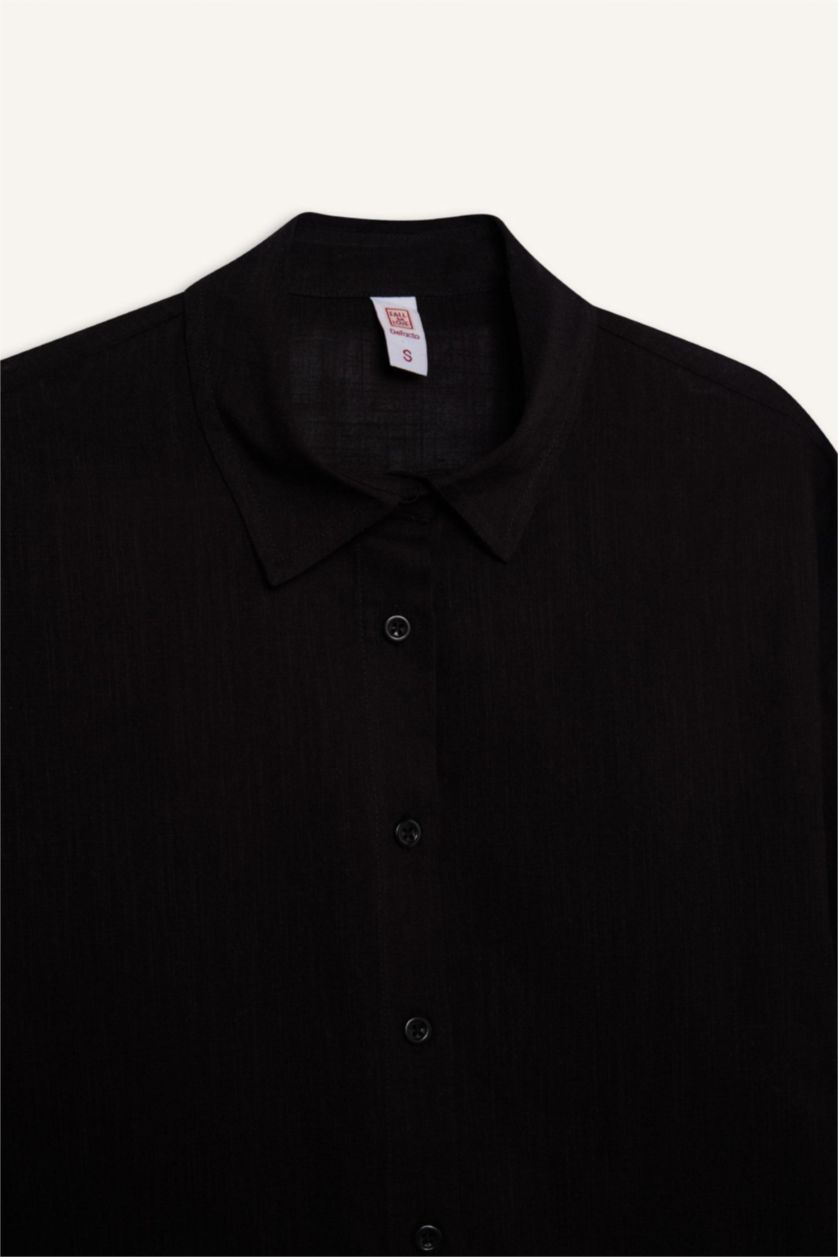 نساء أسود فستان بحر من قطن قصة عادية من Fall in Love