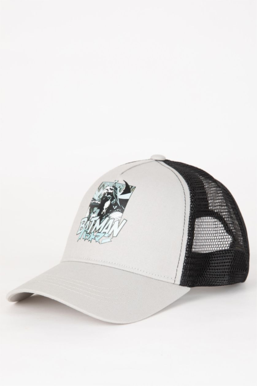 أولاد رمادي فاتح شفقة بيسبول ولادي جبردين مطبوع من باتمان