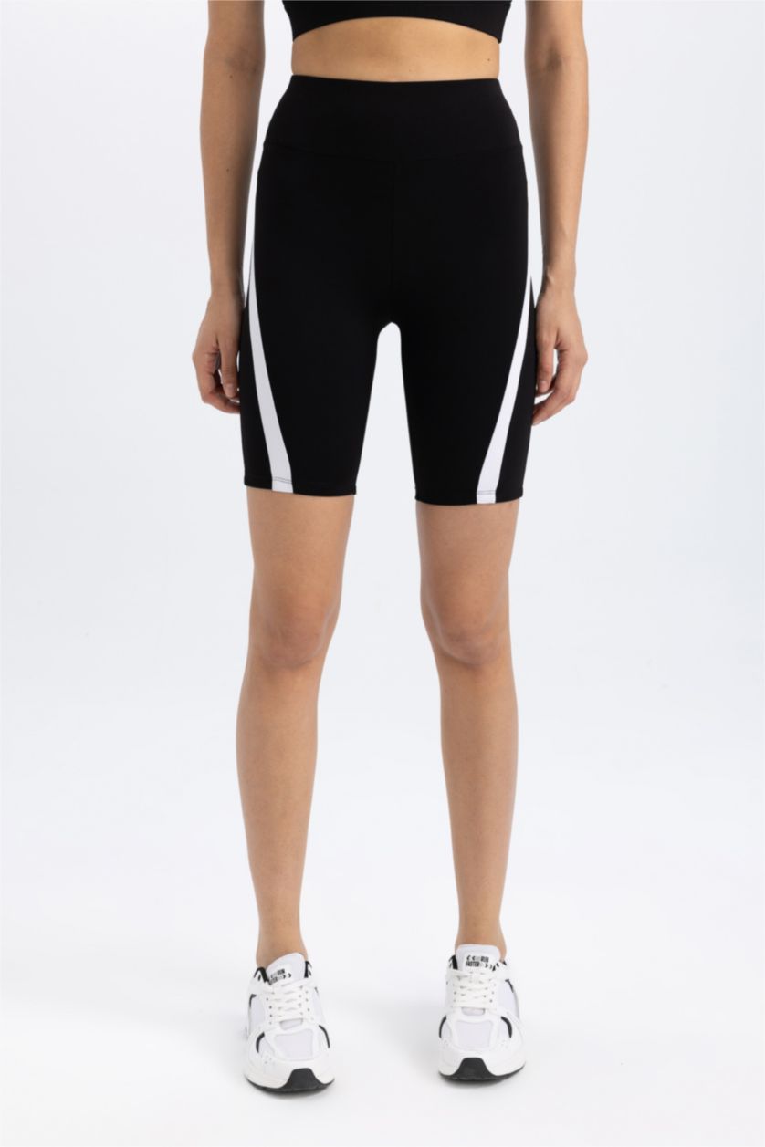 WOMAN Black DeFactoFit Biker Leggings