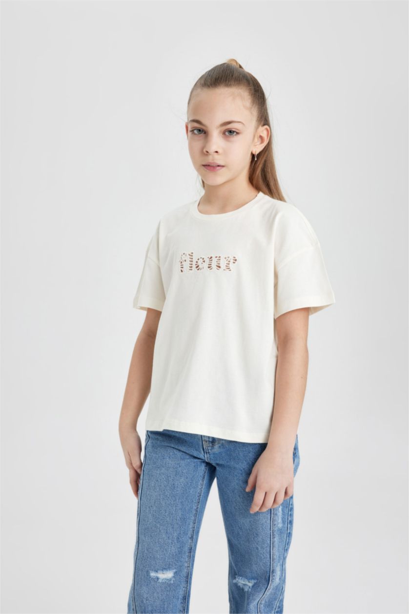 بناتي بيج فاتح تي شيرت بناتي نص كم قصة عادية