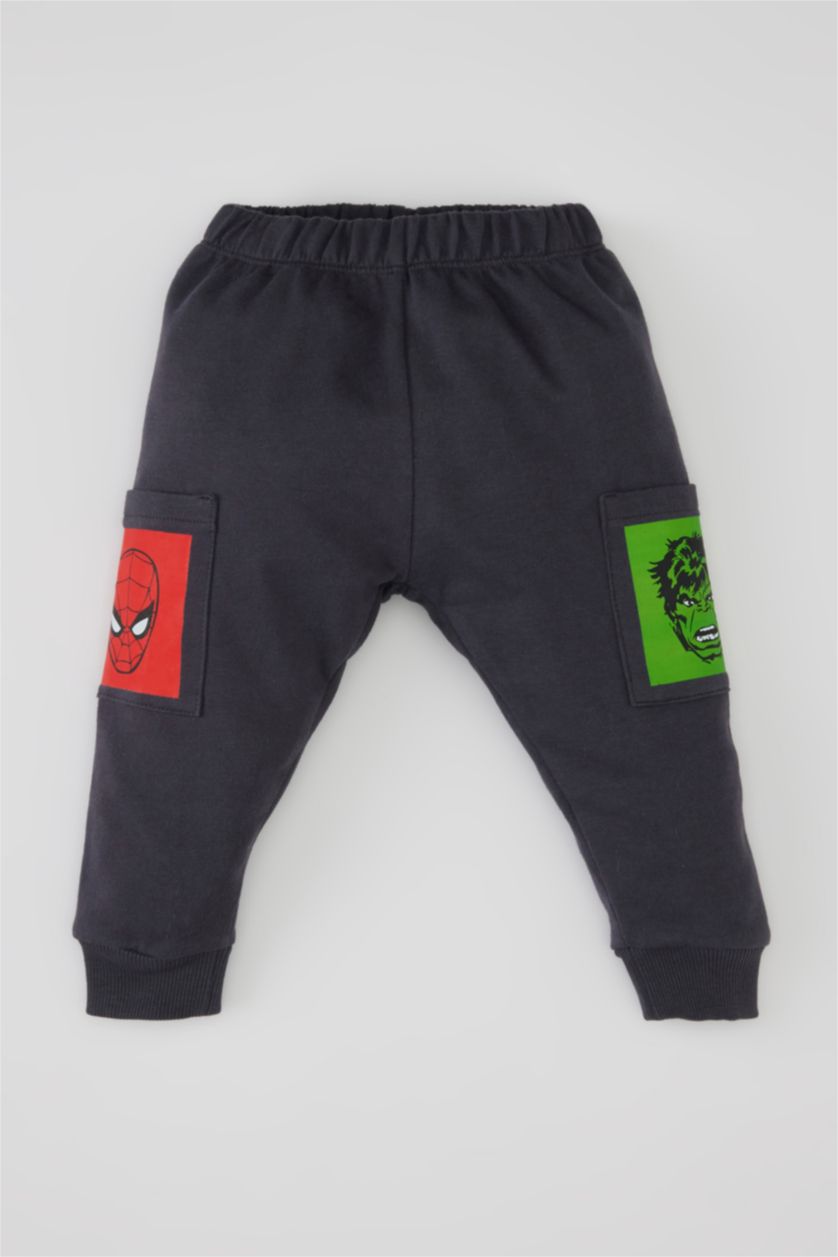 BÉBÉ GARÇON Beige Clair Ensemble De Sweatshirt Et Pantalon De Jogging Marvel Comics Pour Bébé Garçon - 2 Pièces