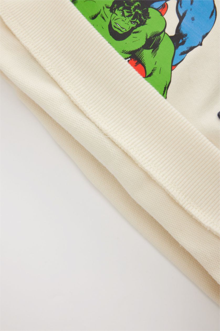 BÉBÉ GARÇON Beige Clair Ensemble De Sweatshirt Et Pantalon De Jogging Marvel Comics Pour Bébé Garçon - 2 Pièces