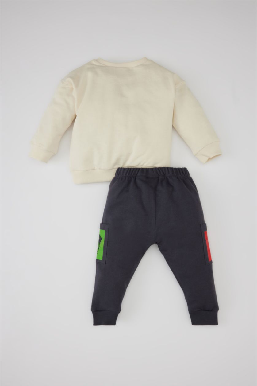 BÉBÉ GARÇON Beige Clair Ensemble De Sweatshirt Et Pantalon De Jogging Marvel Comics Pour Bébé Garçon - 2 Pièces