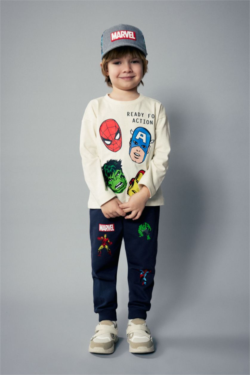 BÉBÉ GARÇON Anthracite Pantalon de Jogging Marvel Comics pour Bébé Garçon