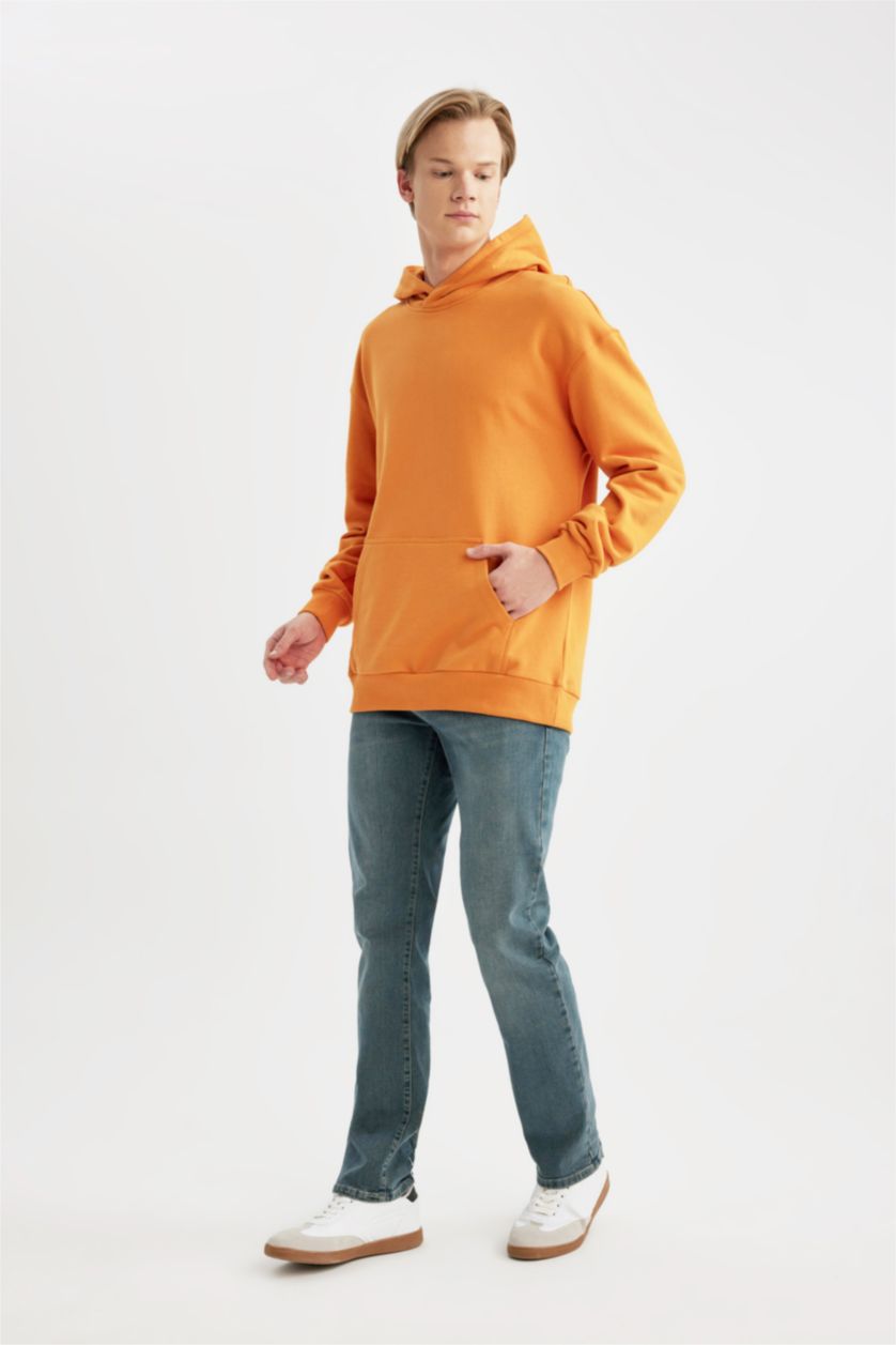 MAN Light Green Sergio Regular Fit Normal Waist Pipe Leg Jeans