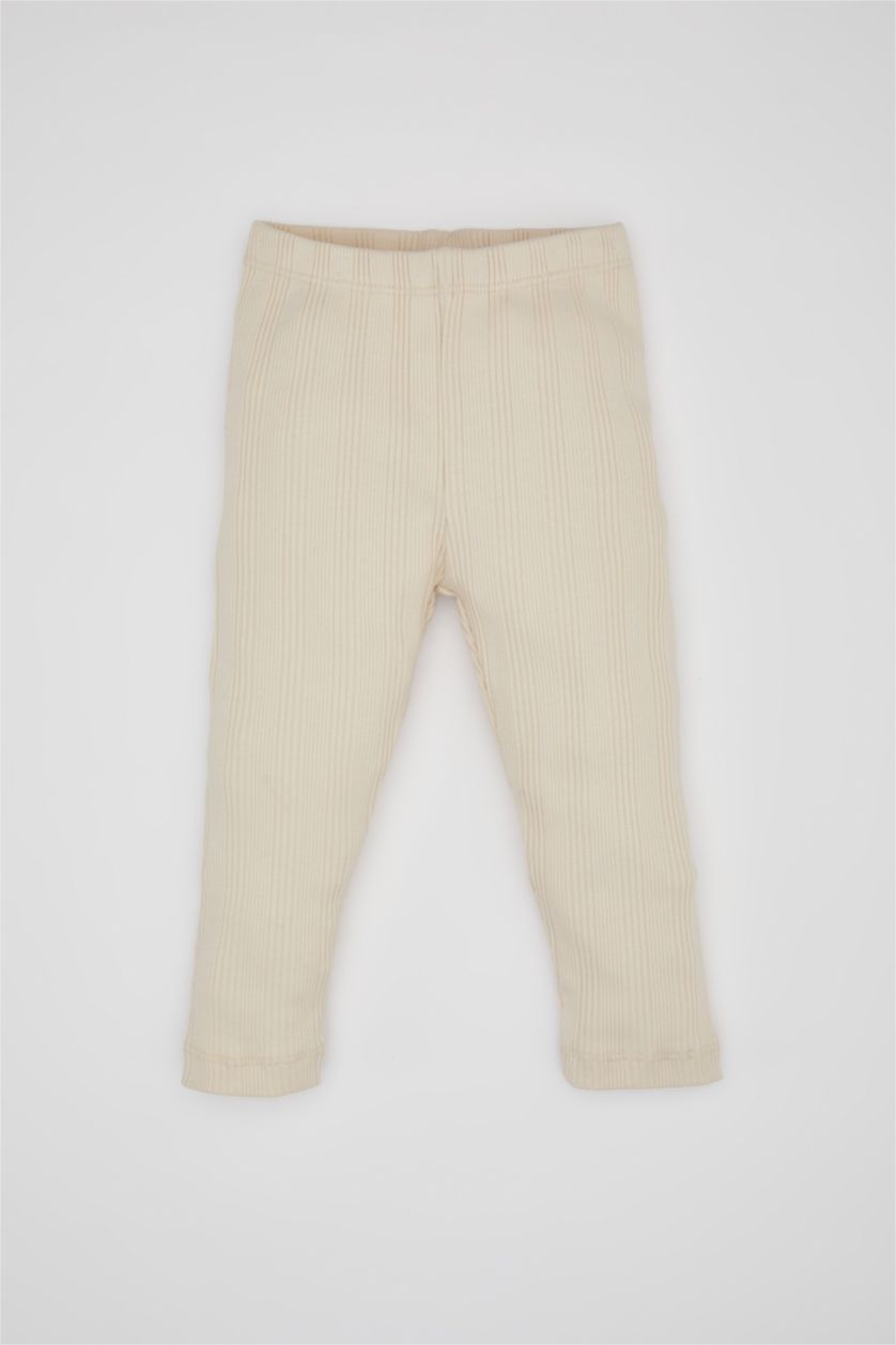 Kız Bebek Taş Kız Bebek Nakışlı Uzun Kollu Fitilli Kaşkorse Pijama Takımı