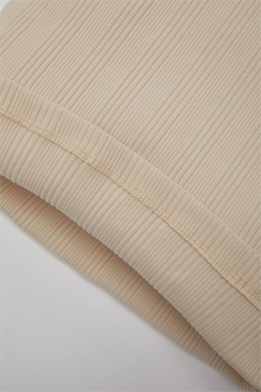 Kız Bebek Taş Kız Bebek Nakışlı Uzun Kollu Fitilli Kaşkorse Pijama Takımı