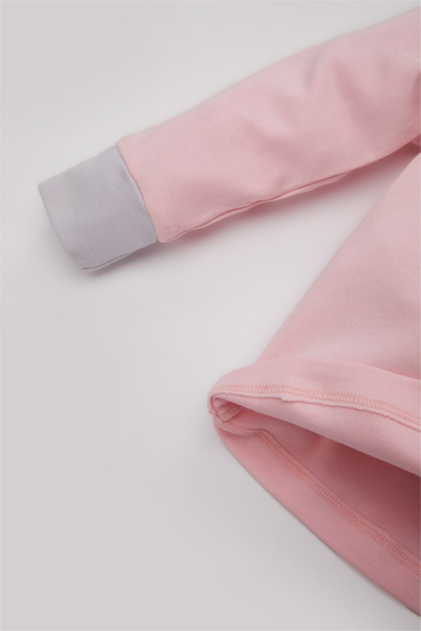 BABY GIRL Pink Baby Girl Printed 2 Piece Pajama Set