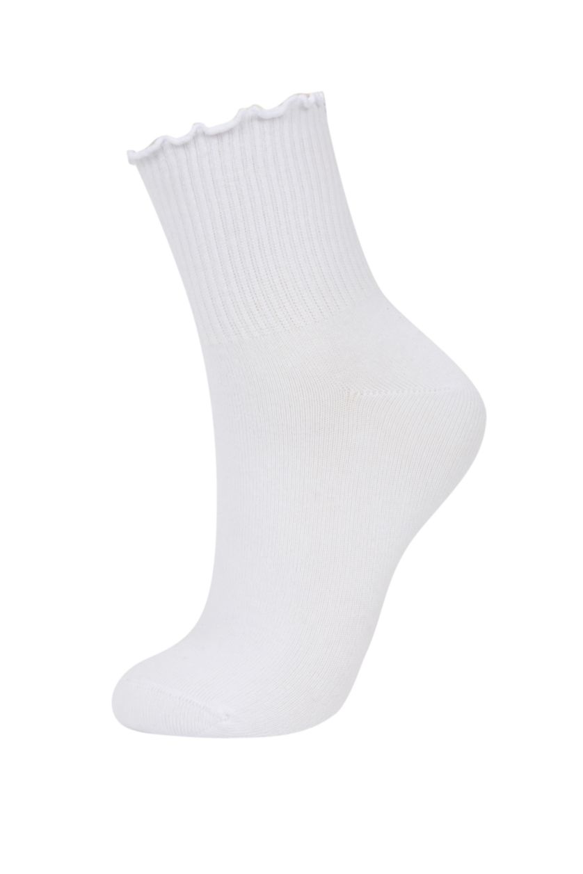 Women Yumuşak 3 piece Cotton Short Socks