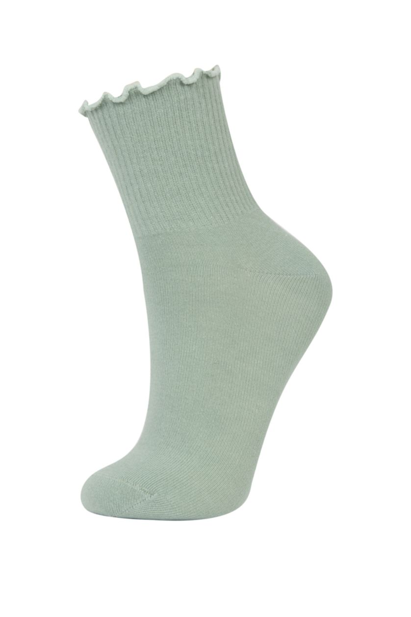 Women Yumuşak 3 piece Cotton Short Socks
