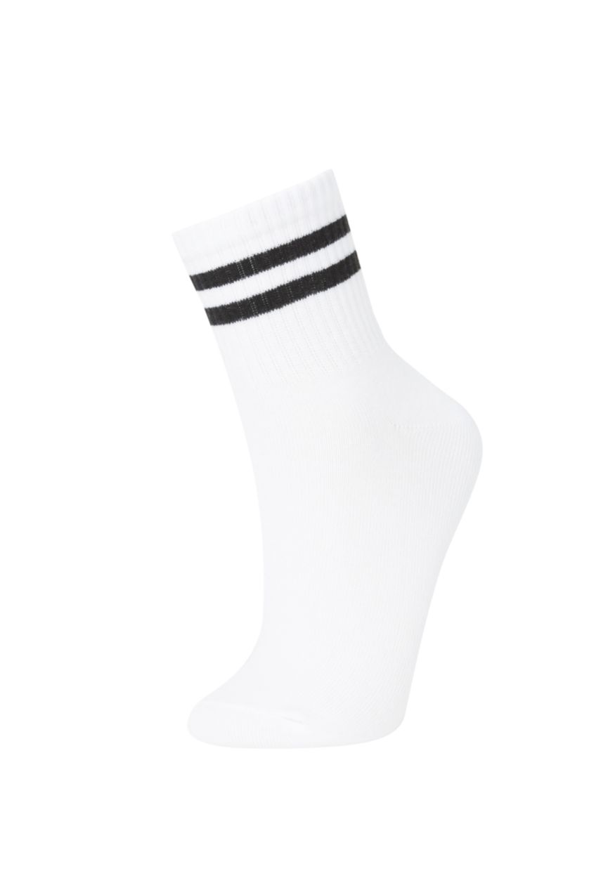 Әйелдерге Түрлі түсті Әйелдерге мақта 5 орташа мойын