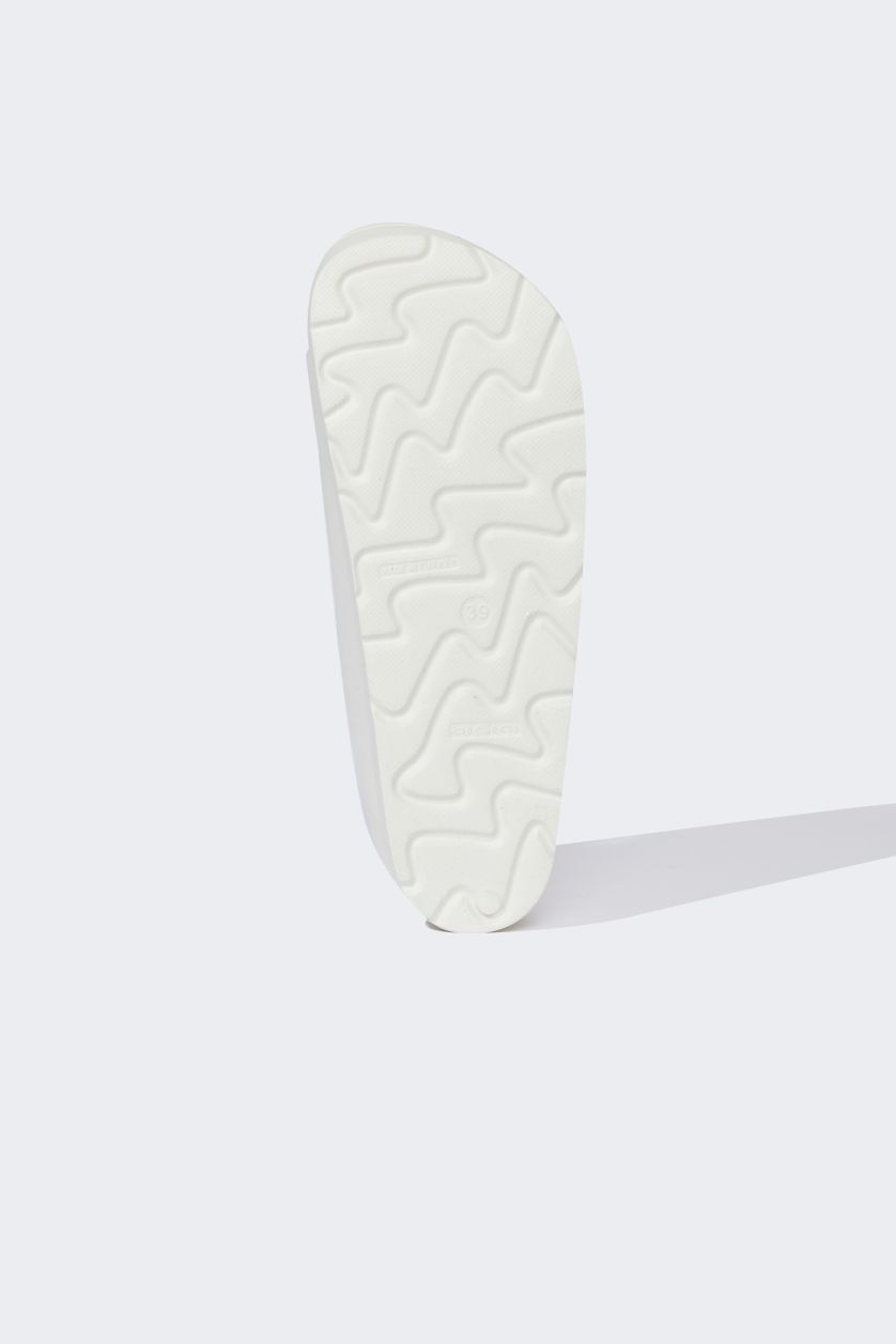 Kadın Bej Kadın Yüksek Taban Çift Bantlı Eva Terlik