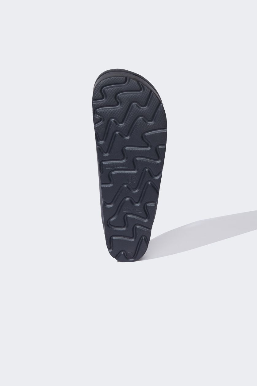 Kadın Siyah Kadın Yüksek Taban Çift Bantlı Eva Terlik