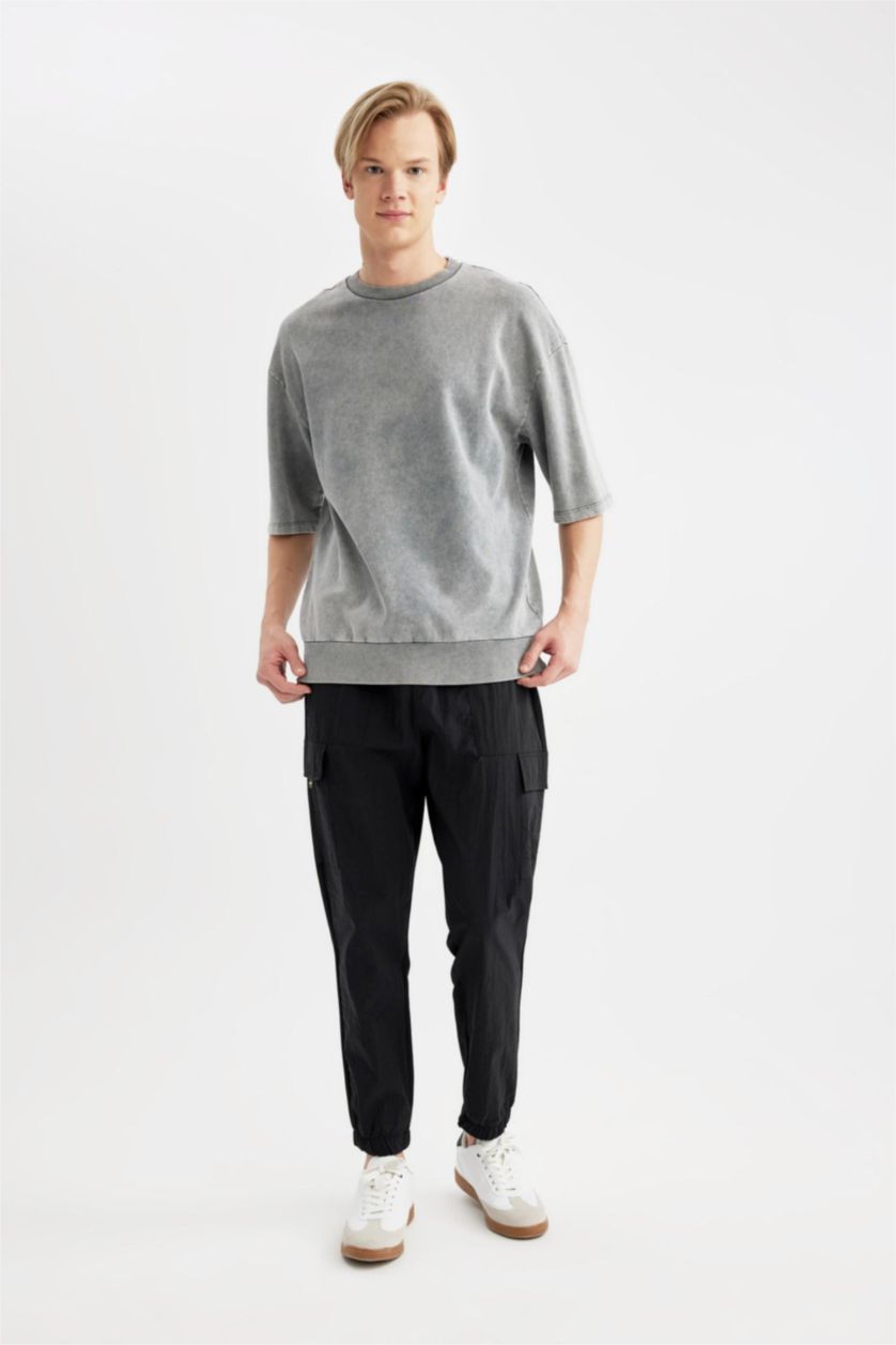 MAN Grey Loose Fit Short Sleeve T-Shirt