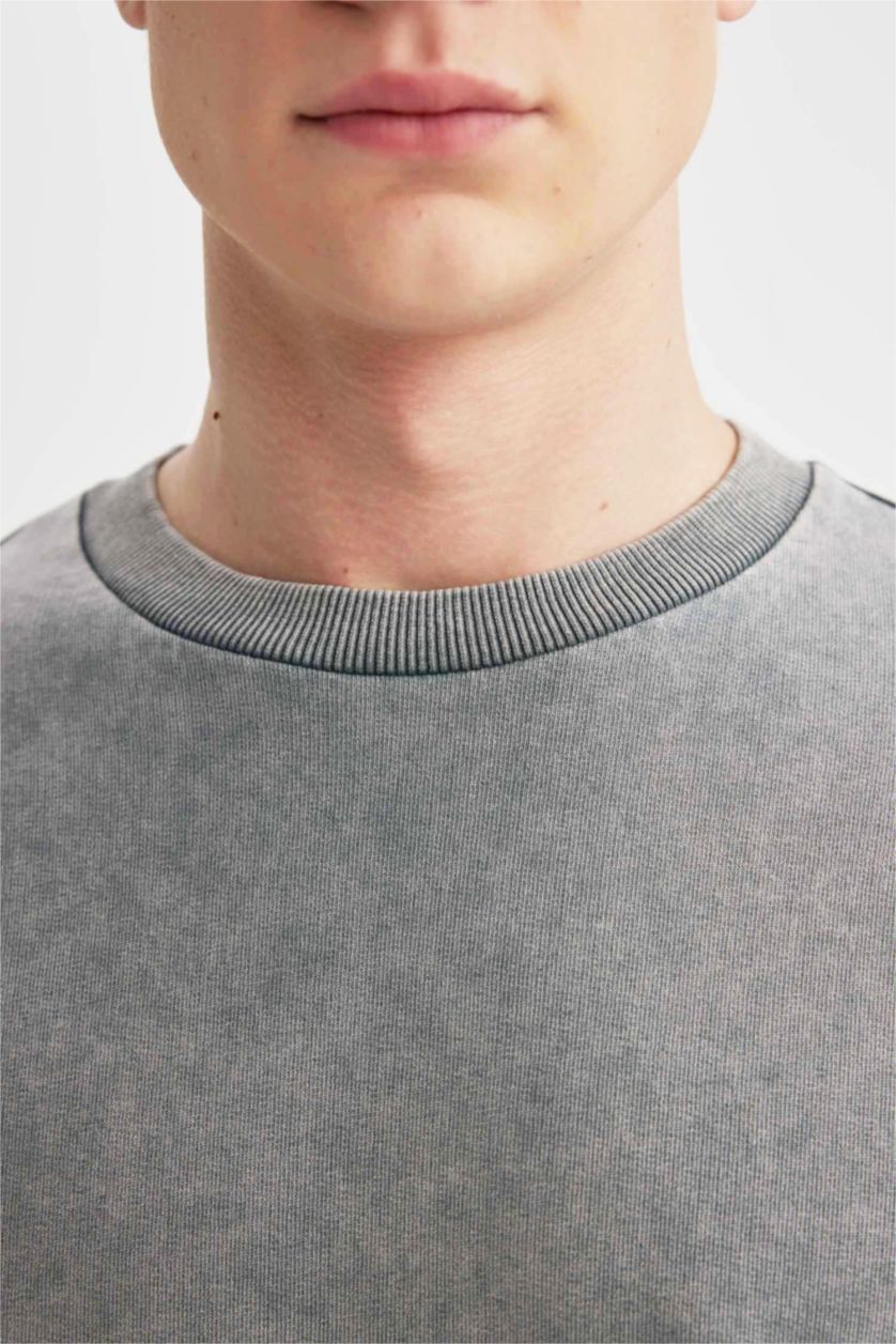 MAN Grey Loose Fit Short Sleeve T-Shirt