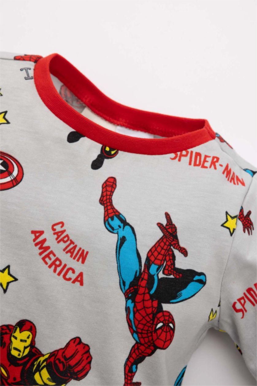 BÉBÉ GARÇON Gris Clair Pyjama Manches Longues Marvel Comics pour Bébé Garçon