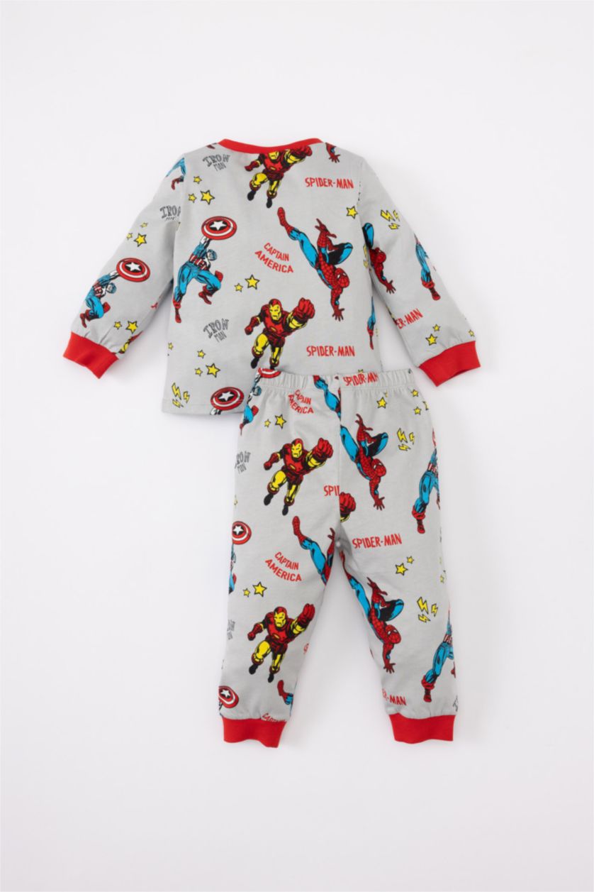 BÉBÉ GARÇON Gris Clair Pyjama Manches Longues Marvel Comics pour Bébé Garçon