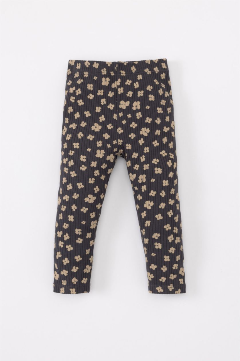 طفلة صغيرة أنثرا سيت بناتي سويت شيرت وستريج فلورال قماش رقيق - قطعتين