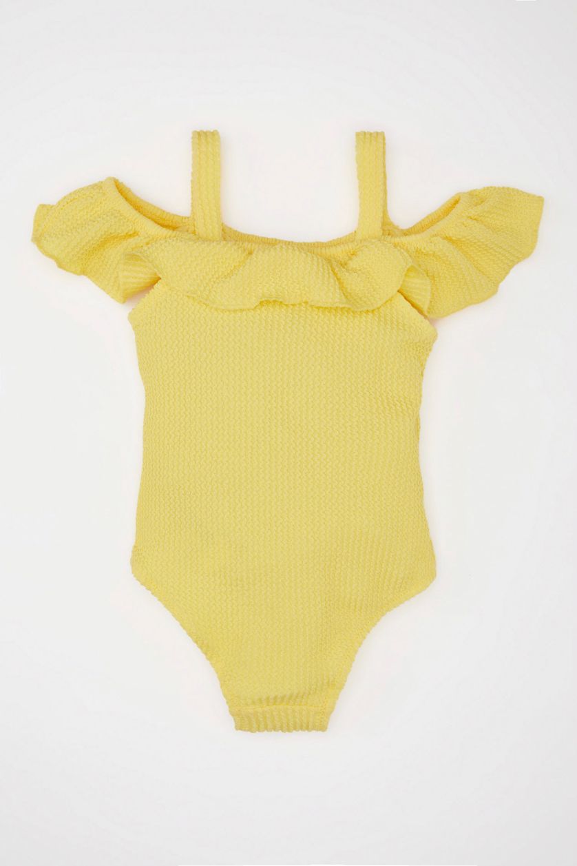 BÉBÉ FILLE Jaune Clair Maillot de Bain pour Bébé Fille