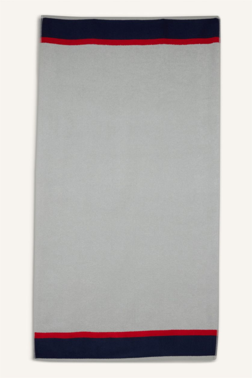 رجال رمادي فاتح منشفة بحر رجالي من قطن