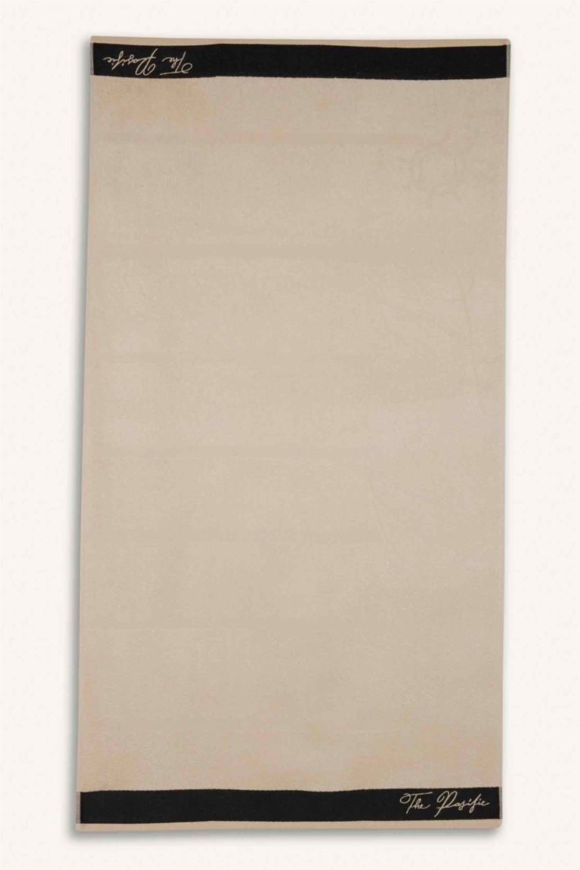 رجال اللون الحجري منشفة بحر رجالي من قطن