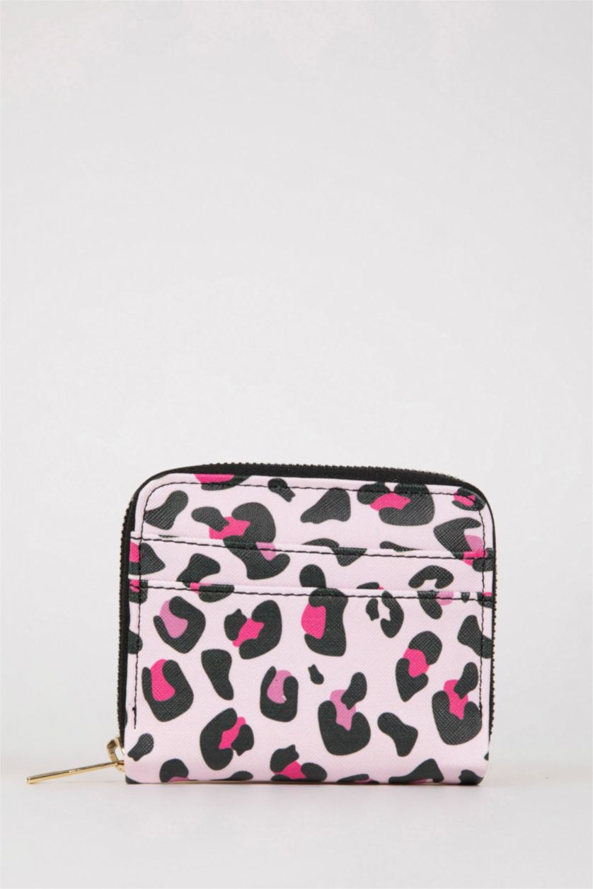 Әйелдерге Фуксия Әйелдерге leopard полиуретан Әмияндар